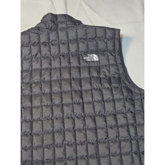 New The North Face Men’s Black Vest QUILTED Puffer Circular Design Men's Sz 2XL - Picture 6 of 10